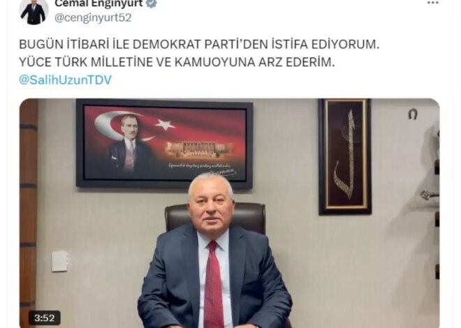 Demokrat Parti’den İki Milletvekilinin İstifası